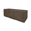 6 Security Planter w Forklift Knockouts 72 L x 24 W x 24 H